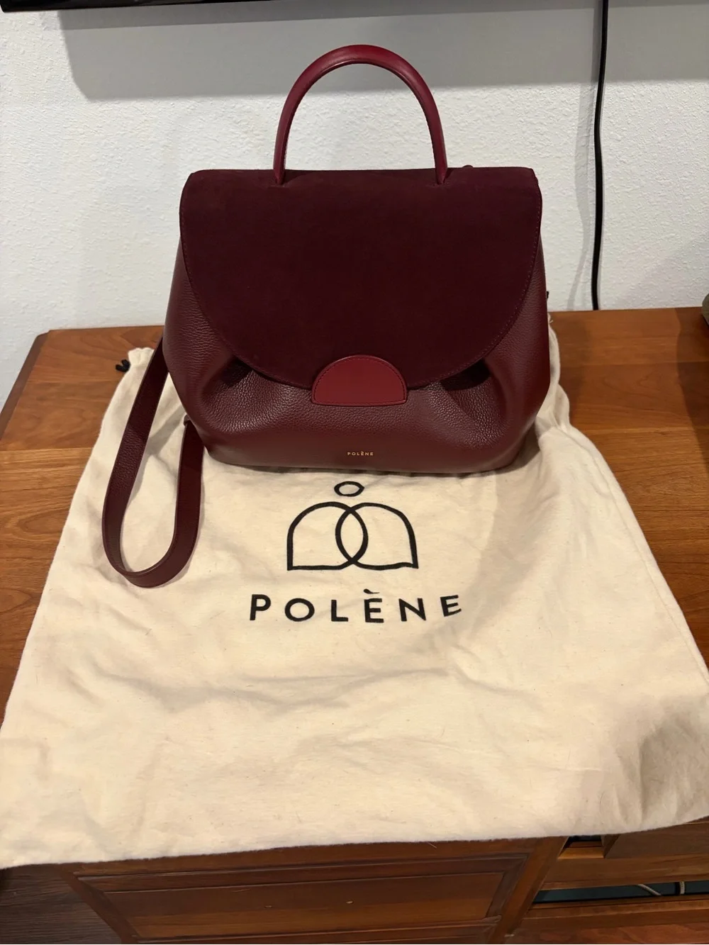 Polene Numero Un in burgundy